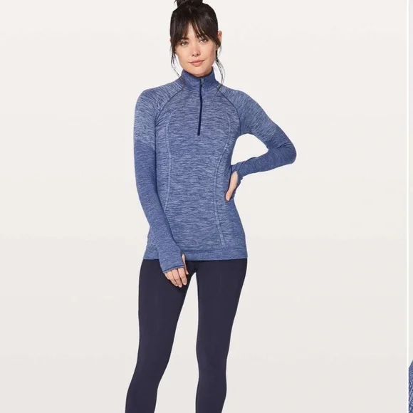 Lululemon Swiftly Wool 1/2 Zip - Picture 3 of 9